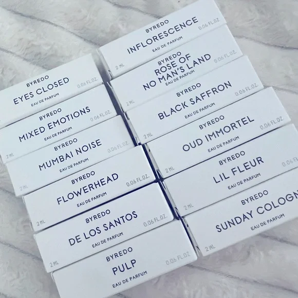 Byredo Perfume Sample Set – 12 Authentic Scents – Unisex Eau de Parfum Lot - Picture 1 of 3